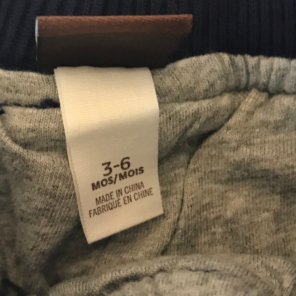 TEA COLLECTION Lined Canvas Pants NWT Sz 3-6 Mos. - Picture 5 of 8